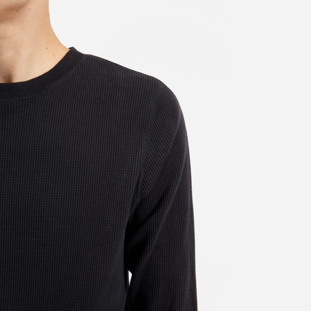 The Waffle Long-Sleeve Crew Tee | Black - Image 4