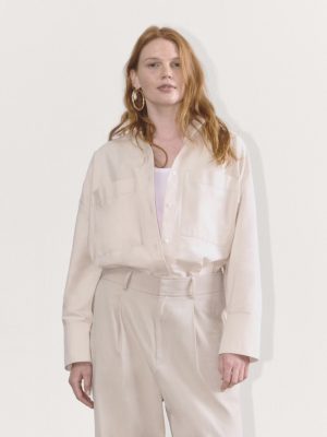 The Boxy Oxford | Whisper Pink