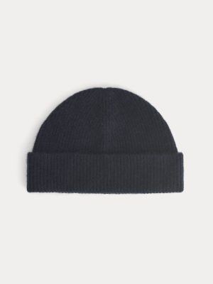Cashmere Docker Beanie |  Navy