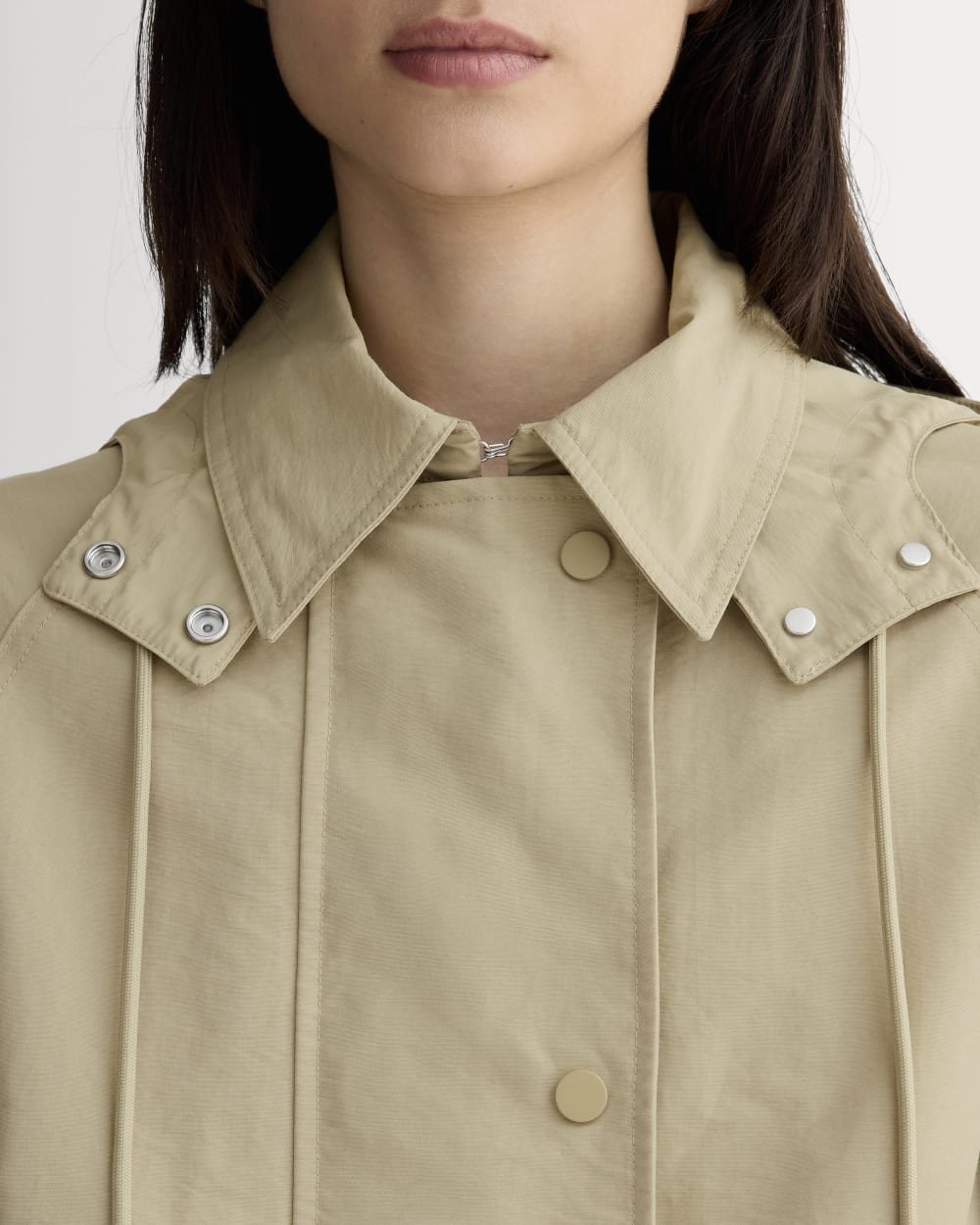 The Short Anorak | Trench Coat Khaki - Image 4