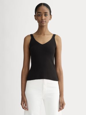 The Fine Knit Cami | Black