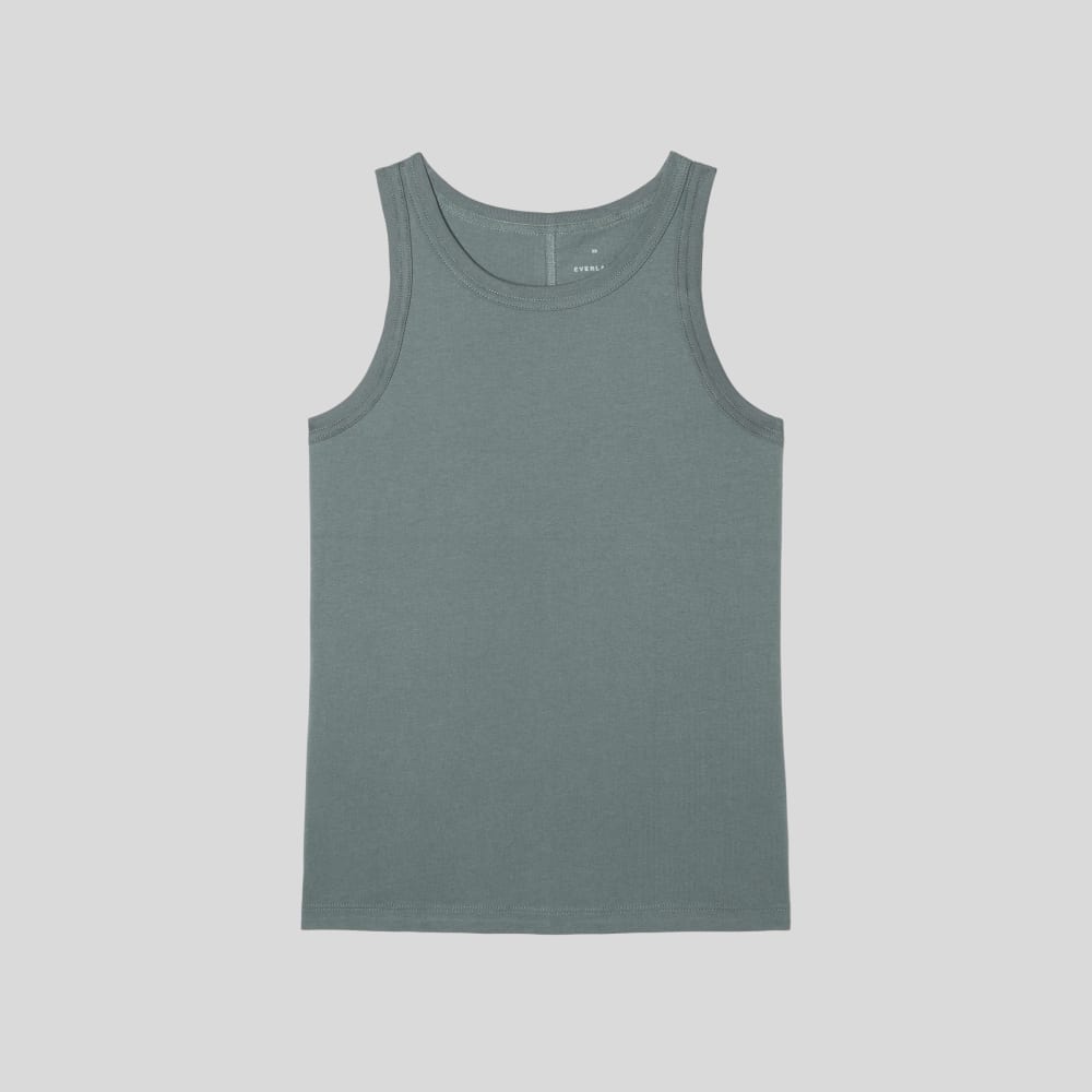 The Tank in Essential Cotton | Green Balsam - Image 2