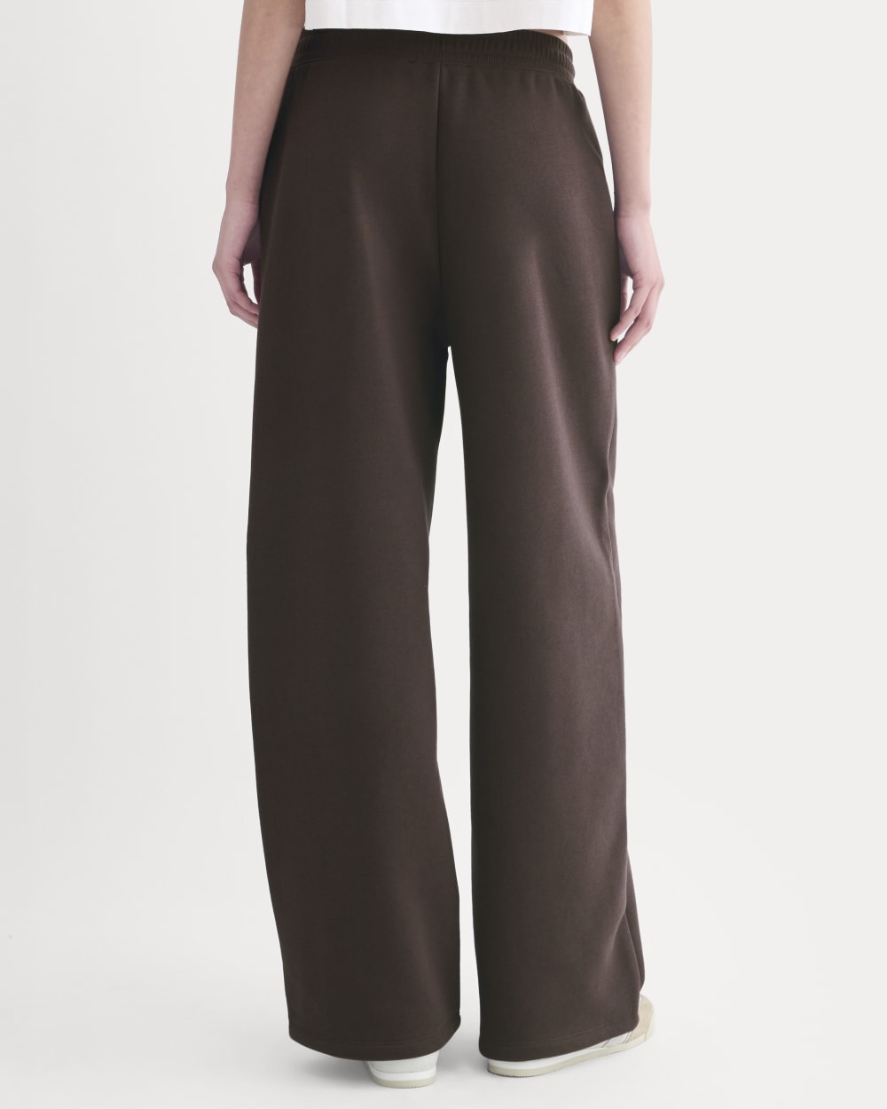 Luxe Fleece Wide-Leg Sweatpant | Dark Chocolate - Image 5