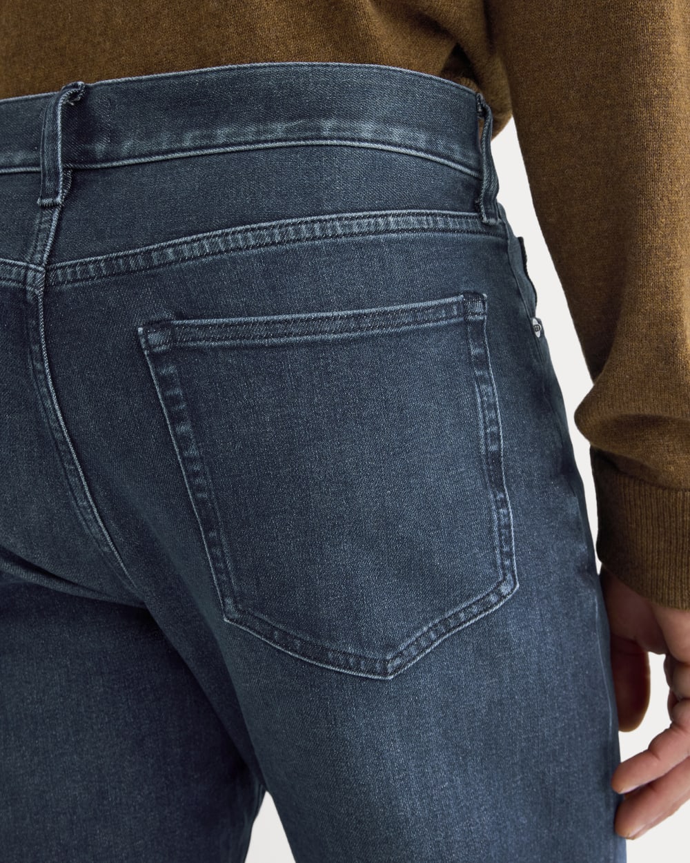 Straight-Leg Stretch Jean | Dark Indigo - Image 4