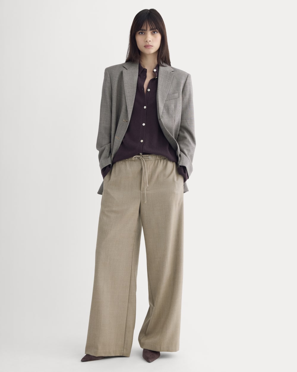 The Pull-On Trouser in Tailor Twill | Light Taupe