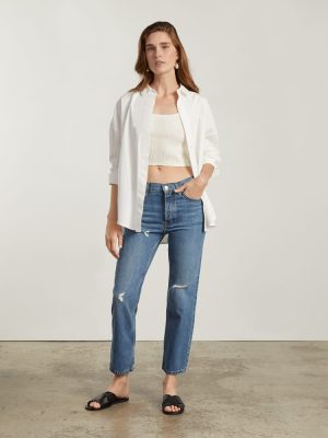 The Super-Soft Relaxed Jean | Mid Blue