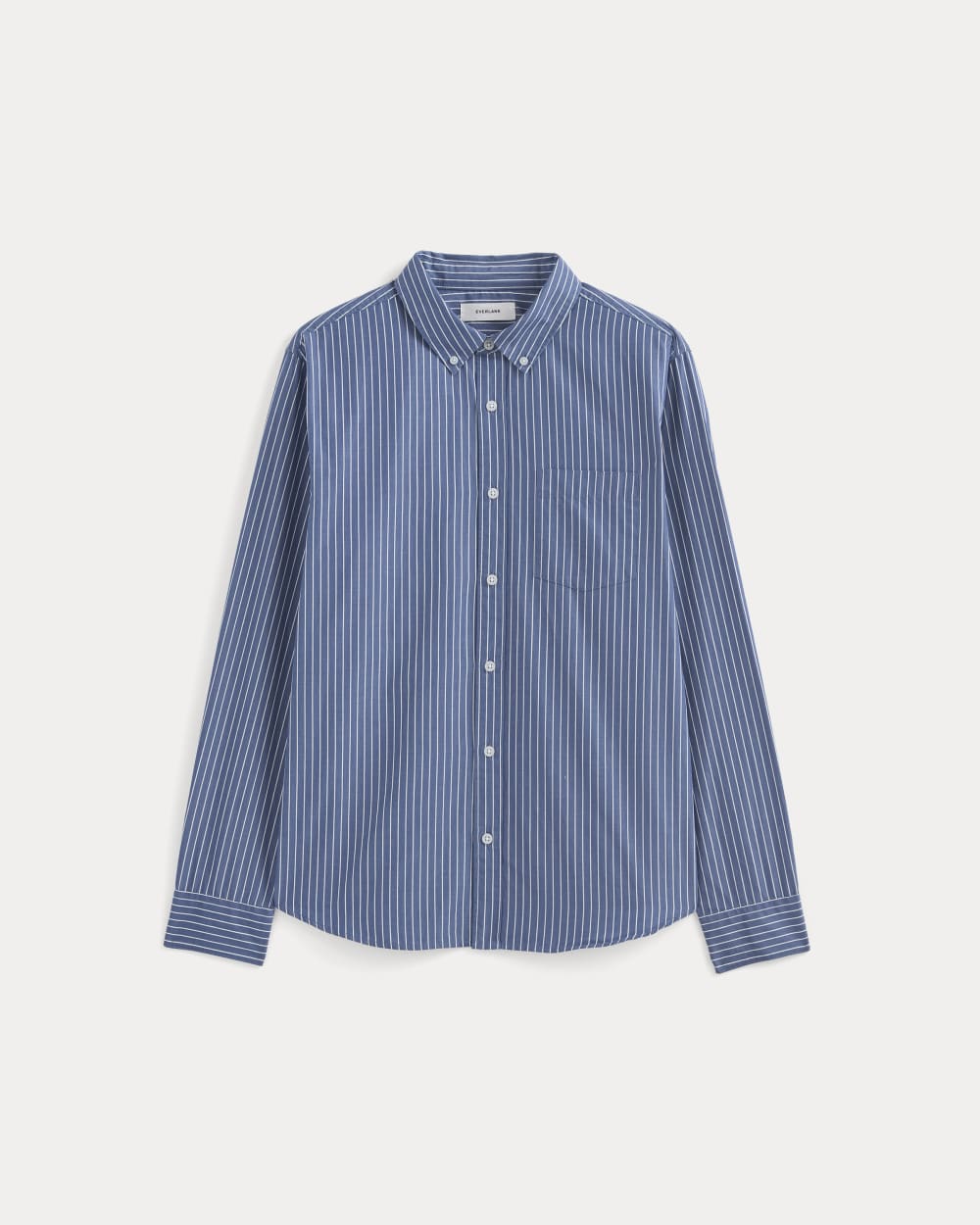 Washed Poplin Shirt | Mazarine Blue / Optic White - Image 2
