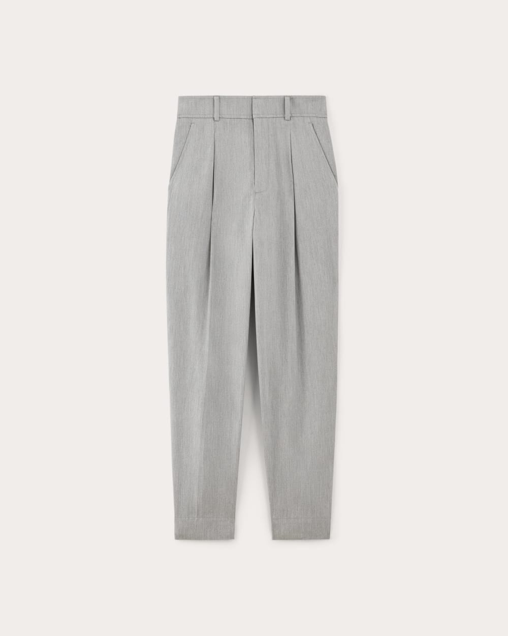 The Draper Tapered Pant in Buttersmooth | Heather Steel - Image 2