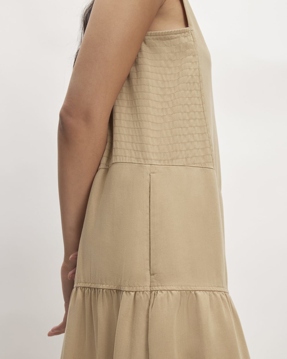 The TENCEL? V-Neck Dress | Cornstalk - Image 3