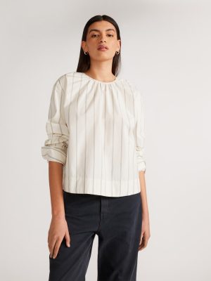 The Poplin Breeze Shirt | Black / Canvas Tan