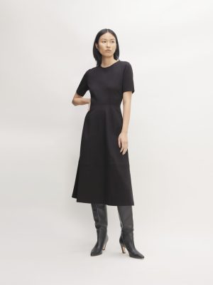 The Dream Short-Sleeve Dress | Black