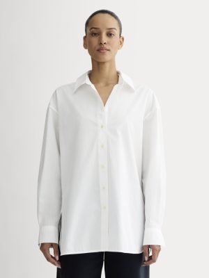 The Boyfriend Shirt in Ultrasoft Cotton | White