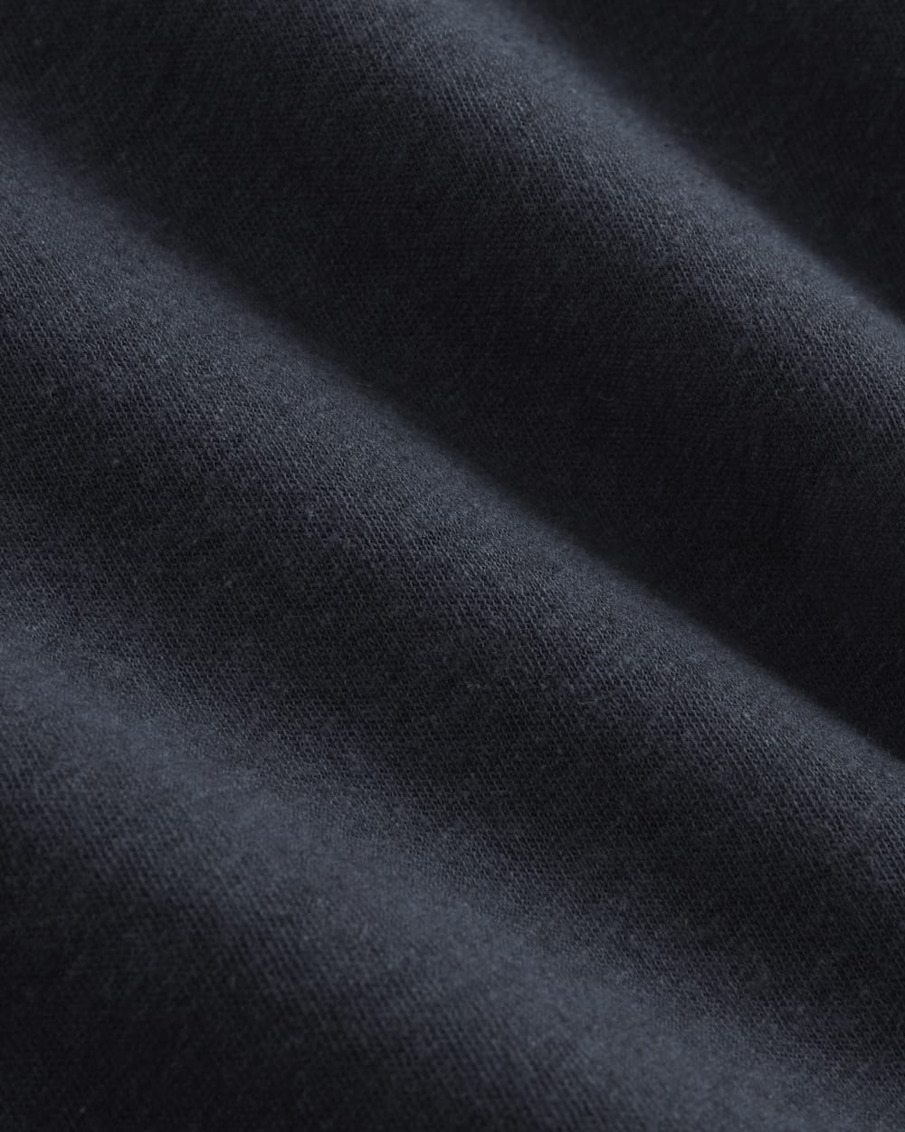 The Box-Cut Tee in Cotton Linen | Navy - Image 5