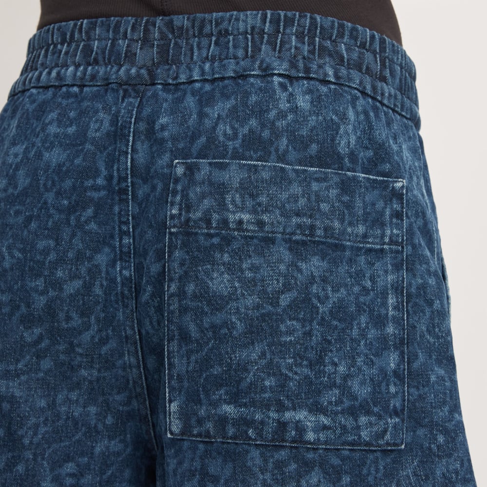 The Denim Utility Short | Dark Painterly Strokes - Image 5