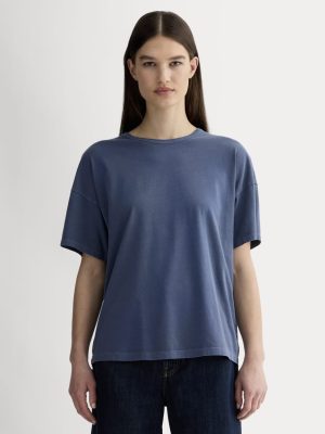 The Boyfriend Tee in Essential Cotton | Navy