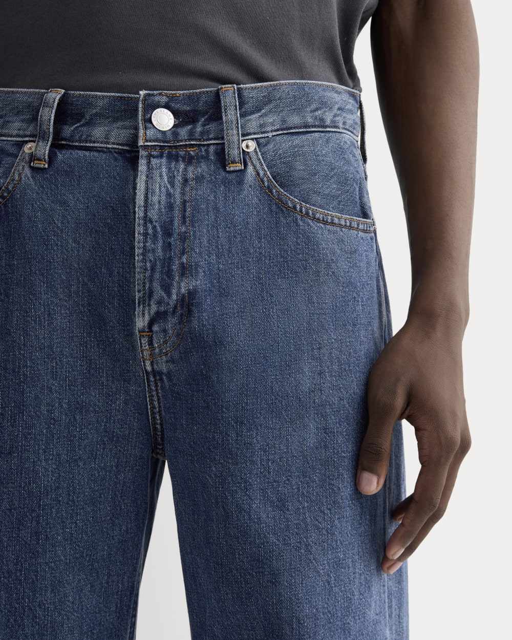 The '90s Loose Straight Jean | Medium Blue - Image 4