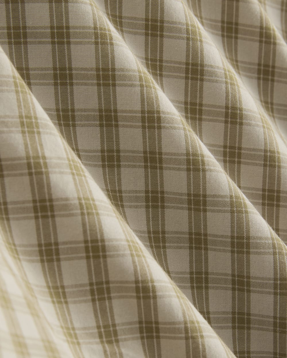 Washed Poplin Shirt | Aged Brass Plaid - Image 6