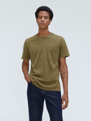 The Premium-Weight Pocket Tee | Uniform | Olive
