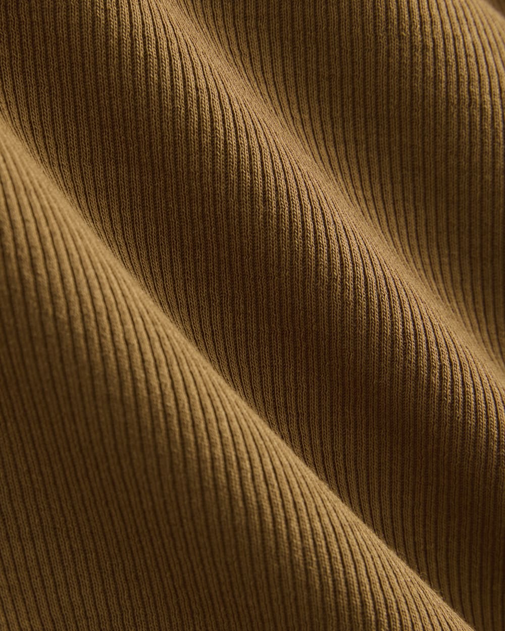 Luxe Rib 3/4 Sleeve Boatneck Tee | Toffee - Image 6