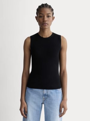 The Tank in Ultrasoft Merino | Black