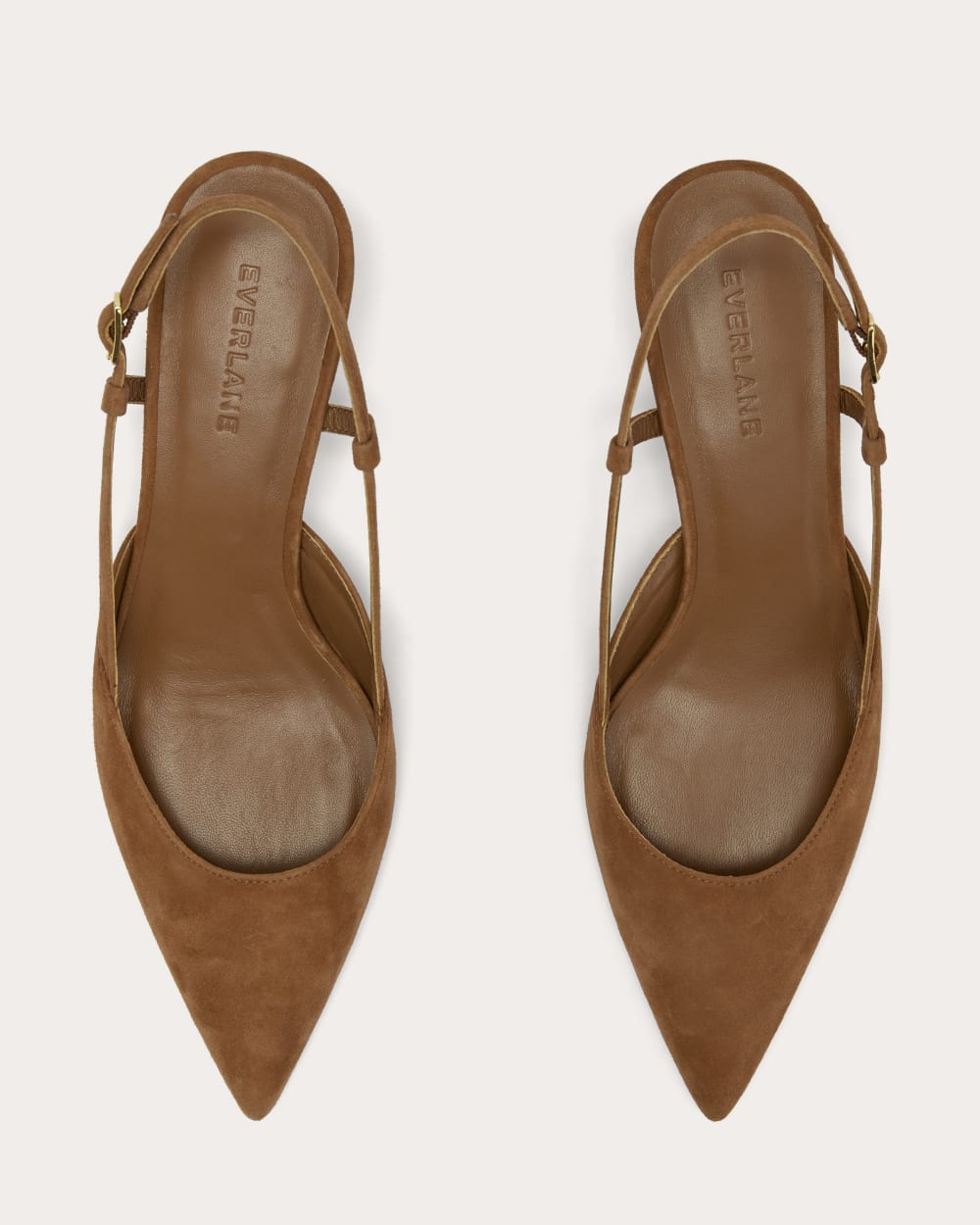 The Studio Slingback Heel | Saddle Brown Suede - Image 4