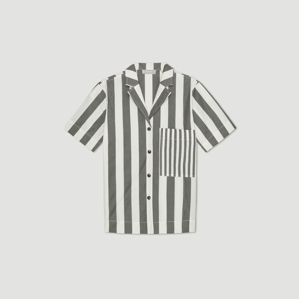 The Poplin Shirt | Bone / Black - Image 2