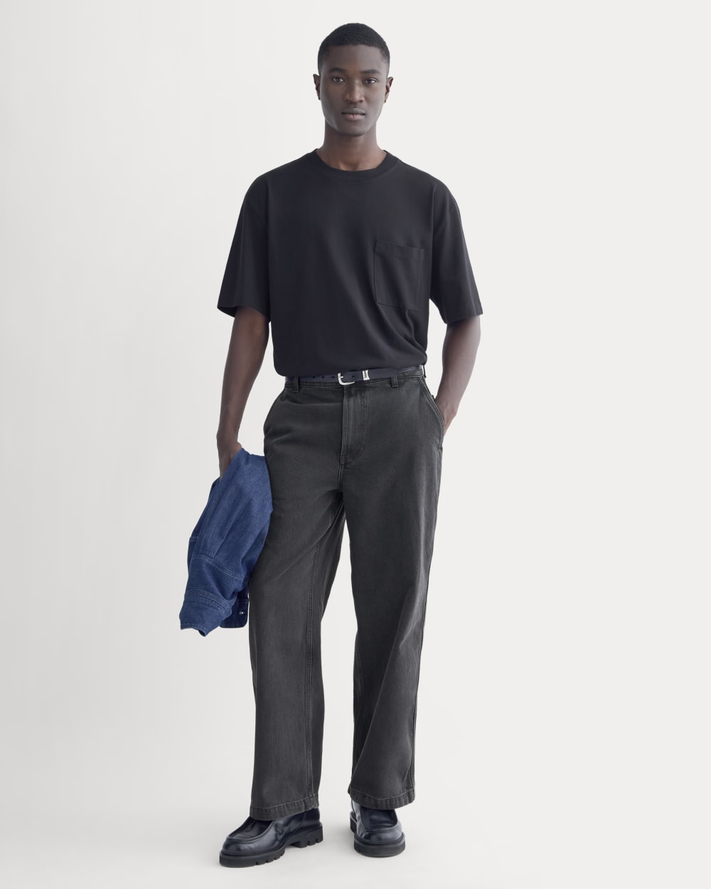 Oversized Classic Tee | Black - Image 3