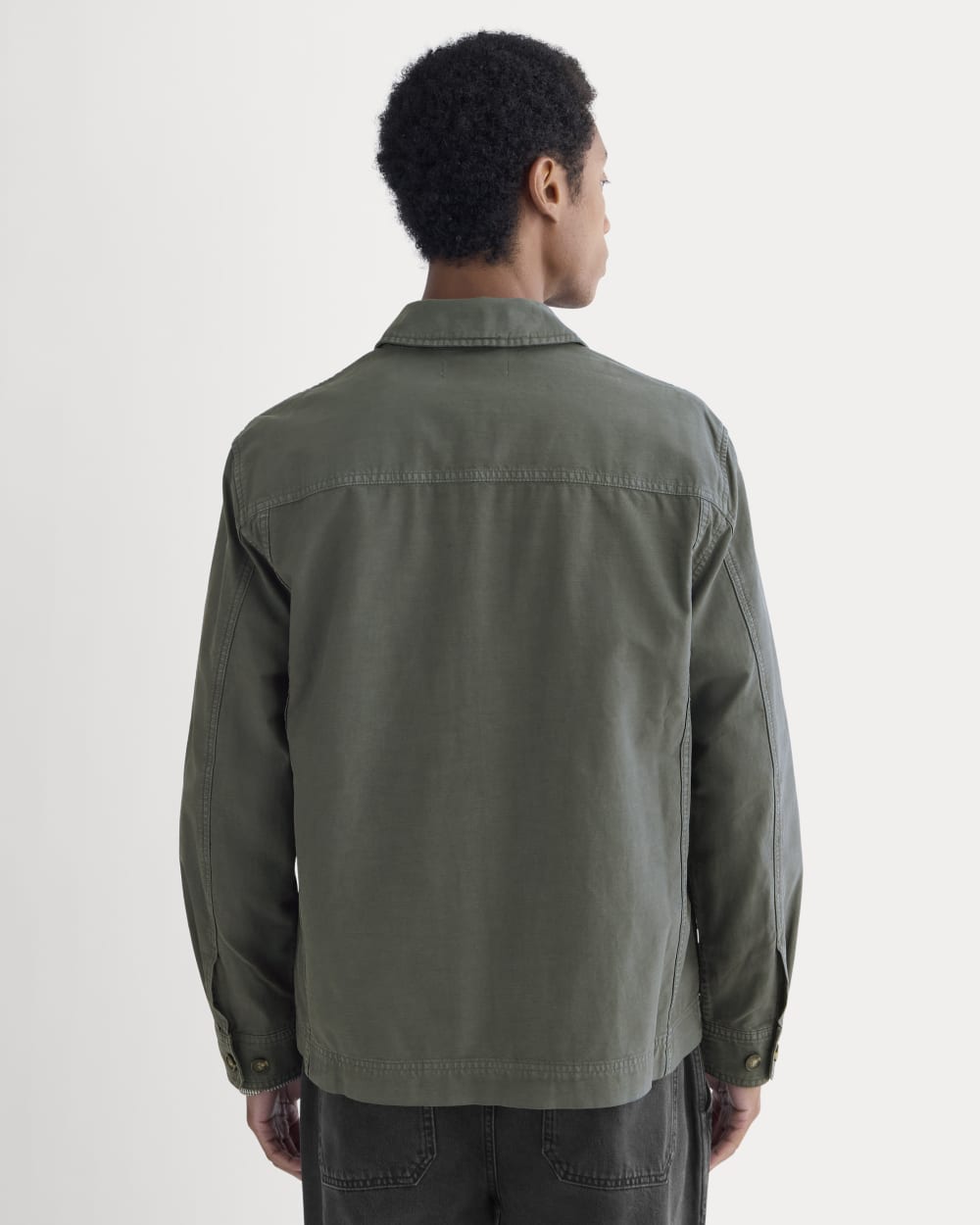Utility Shirt Jacket | Washed Black - Image 5