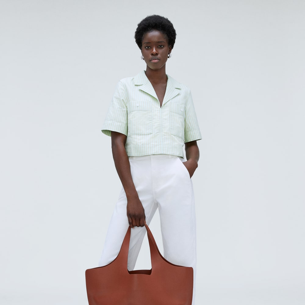 The Oxford Popover | Apricot Tan / Spray - Image 4