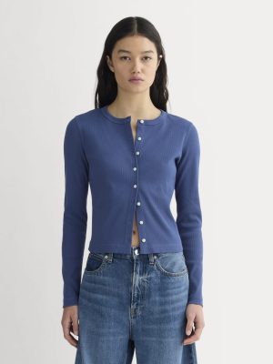 The Selfie Cardigan | Bright Cobalt