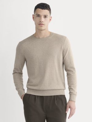 The No-Sweat Sweater | Uniform | Heathered Oatmeal