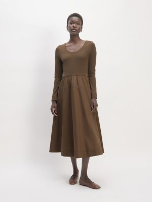 The Long-Sleeve Riviera Dress | Cocoa