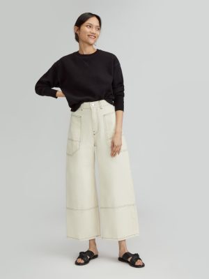 The Way-High® Gardener Cropped Jean | Ecru