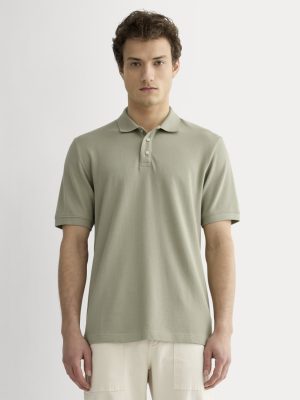 The Pique Polo | Eucalyptus