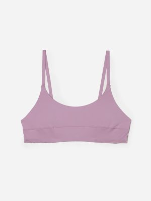 The Scoop-Neck Bikini Top | Lilac