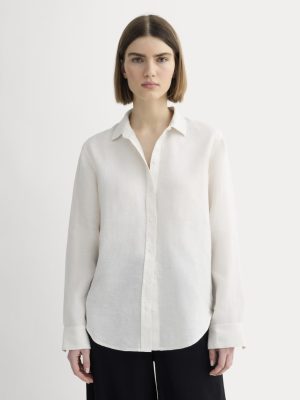 The Must-Have Shirt in Linen | Natural Chambray