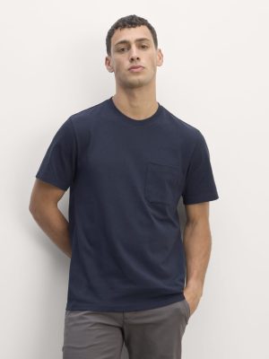 The Premium-Weight Pocket Tee | Uniform | Navy