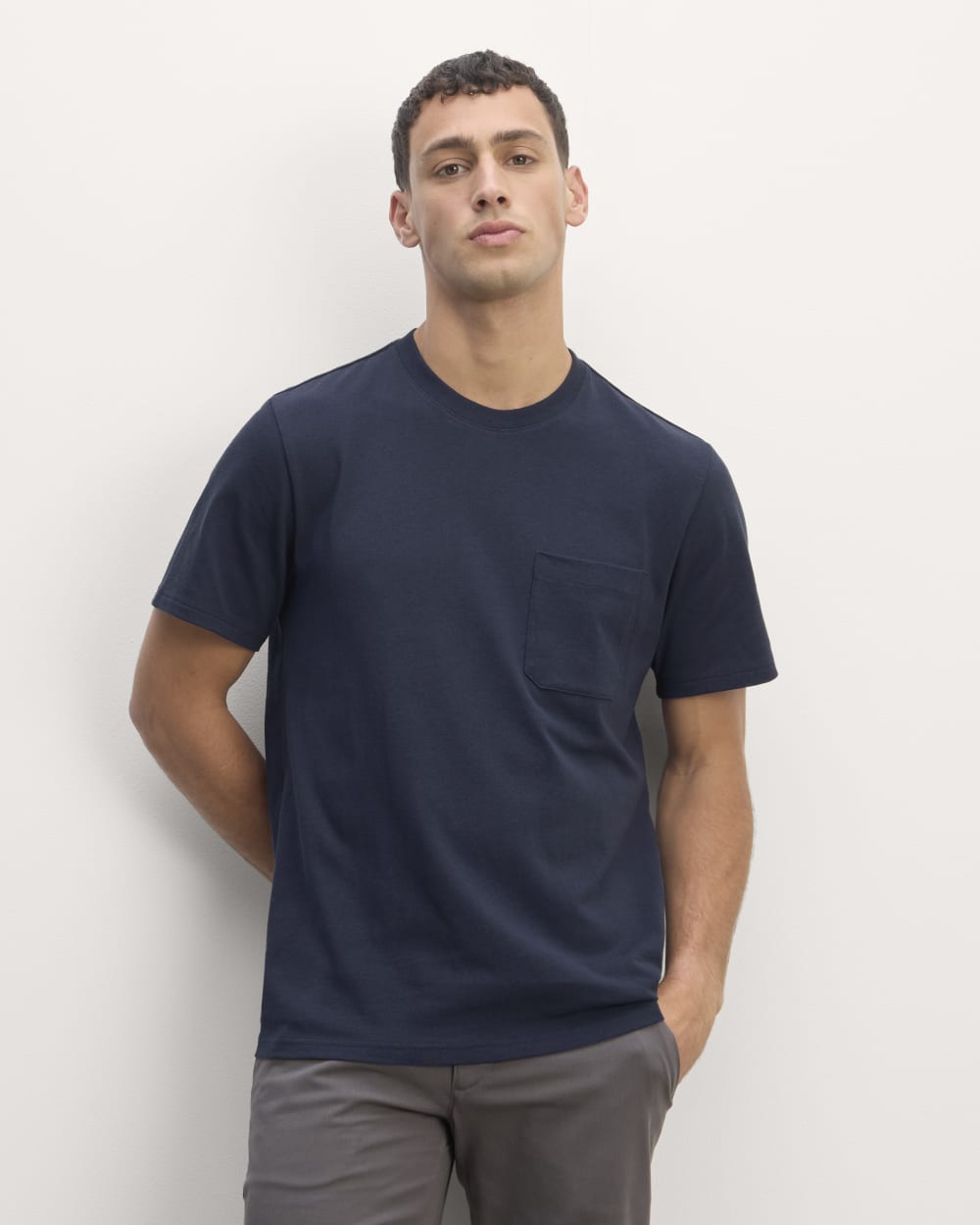 The Premium-Weight Pocket Tee | Uniform | Navy