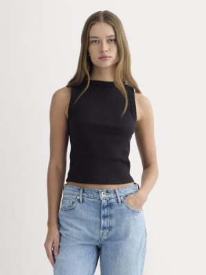 The Selfie Boatneck Tank | Black