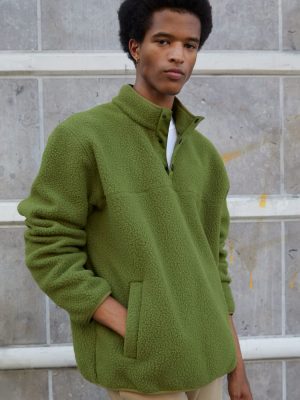 The ReNew Fleece Pullover | Moss