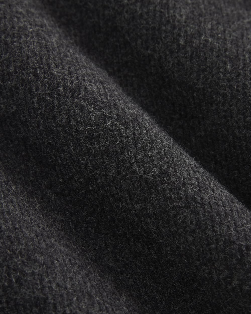 Heavyweight Waffle Twill Overshirt | Heather Charcoal - Image 6