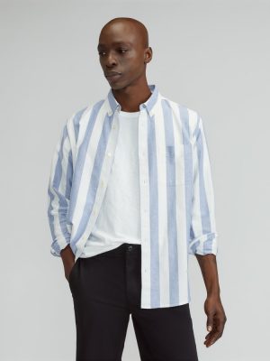 The Classic Oxford Shirt | Mazarine Blue / Bone | Standard