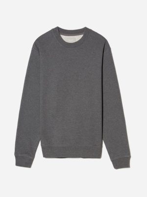 The Track Crewneck Sweatshirt | Dark Heather Grey
