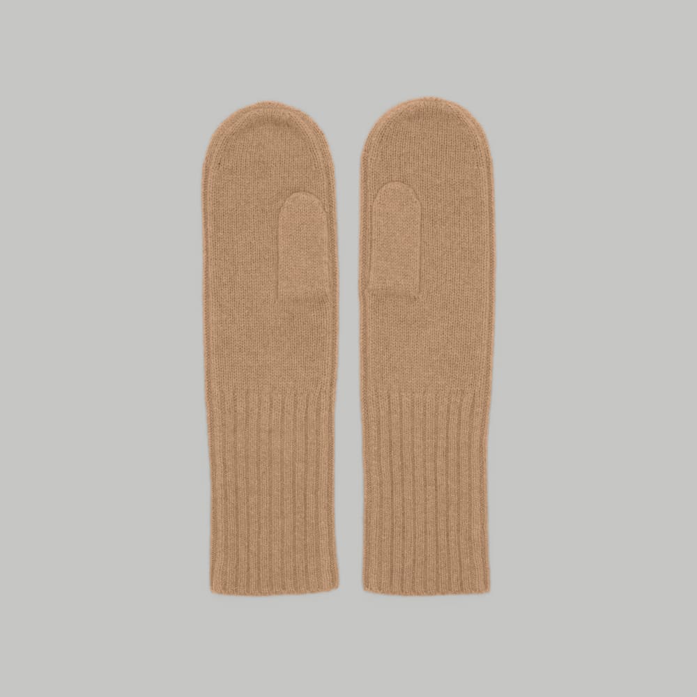 The Cashmere Mittens | Light Camel - Image 5