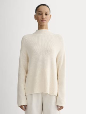 The Slouchy Funnel Neck in Everyday Cotton | Canvas