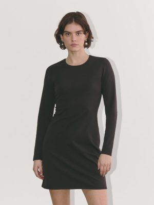 The Form Mini Dress | Black