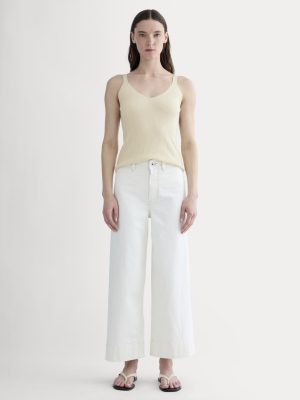 The Mariner Cropped Jean | Calico Ecru