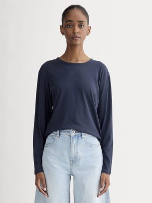 The Air Long-Sleeve Tee | Navy