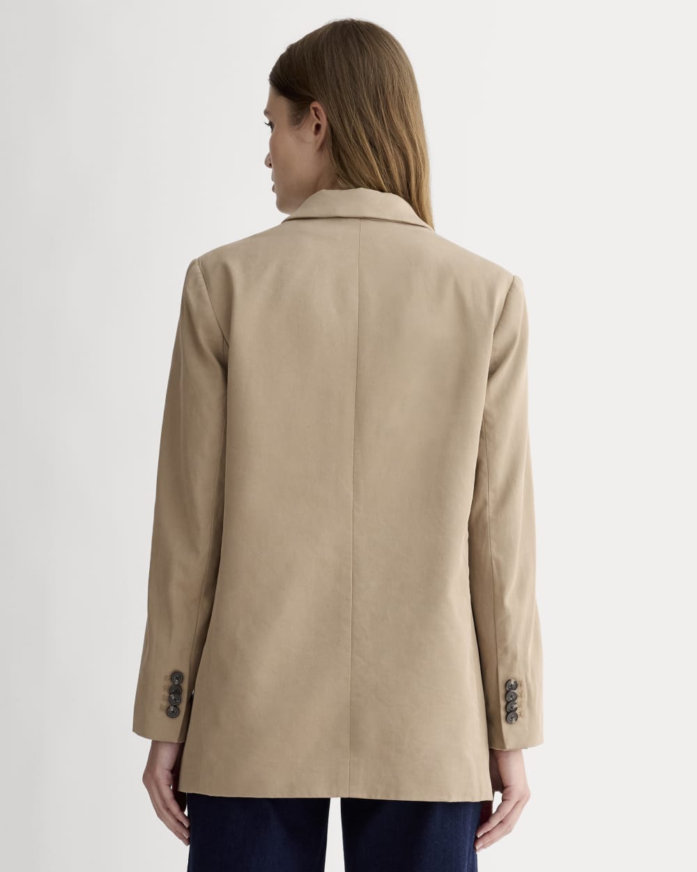 The Oversized Blazer in Buttersmooth | Ash Brown - Image 5