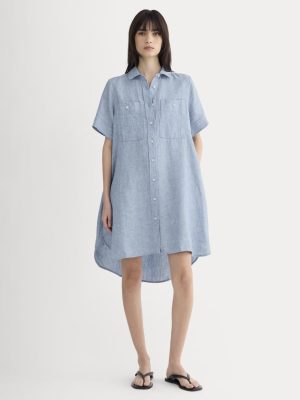 The Daytripper Dress in Linen | Chambray